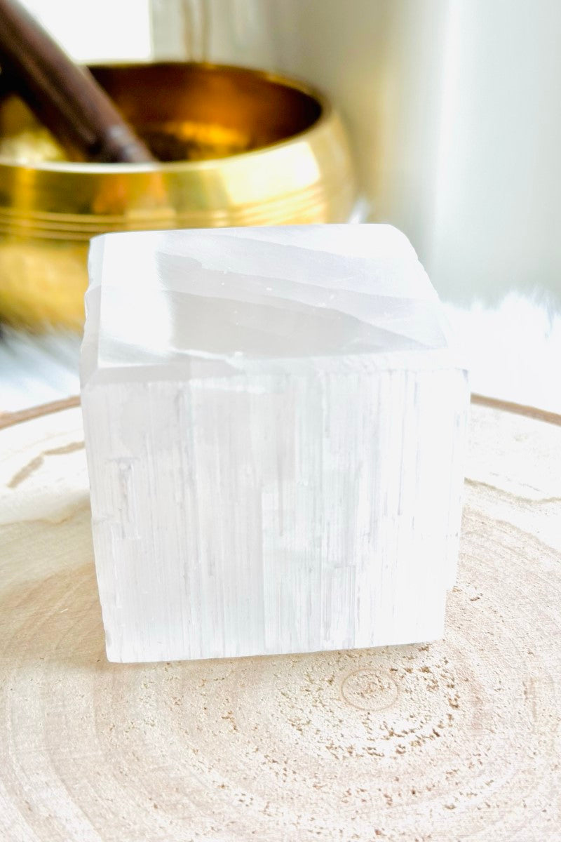 Selenite Cube Kylee's Crystals