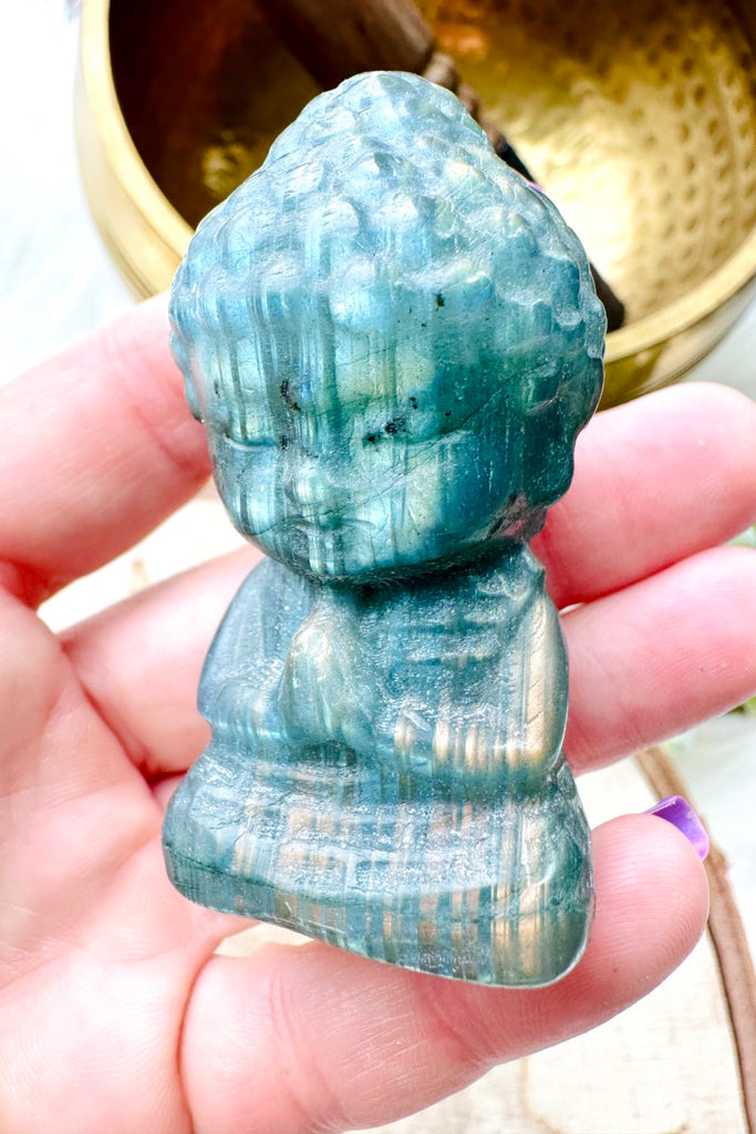 Labradorite Buddha