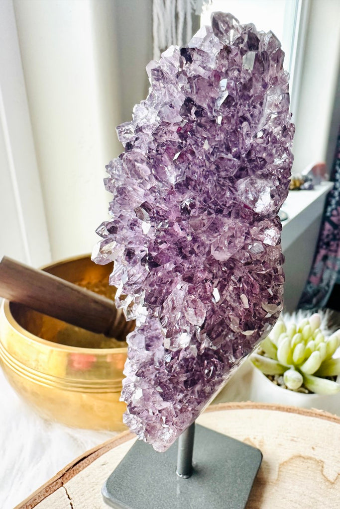 Amethyst Cluster on Stand 003