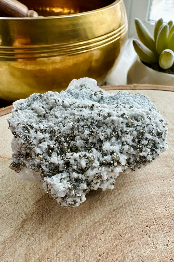 Calcite with Pyrite 002