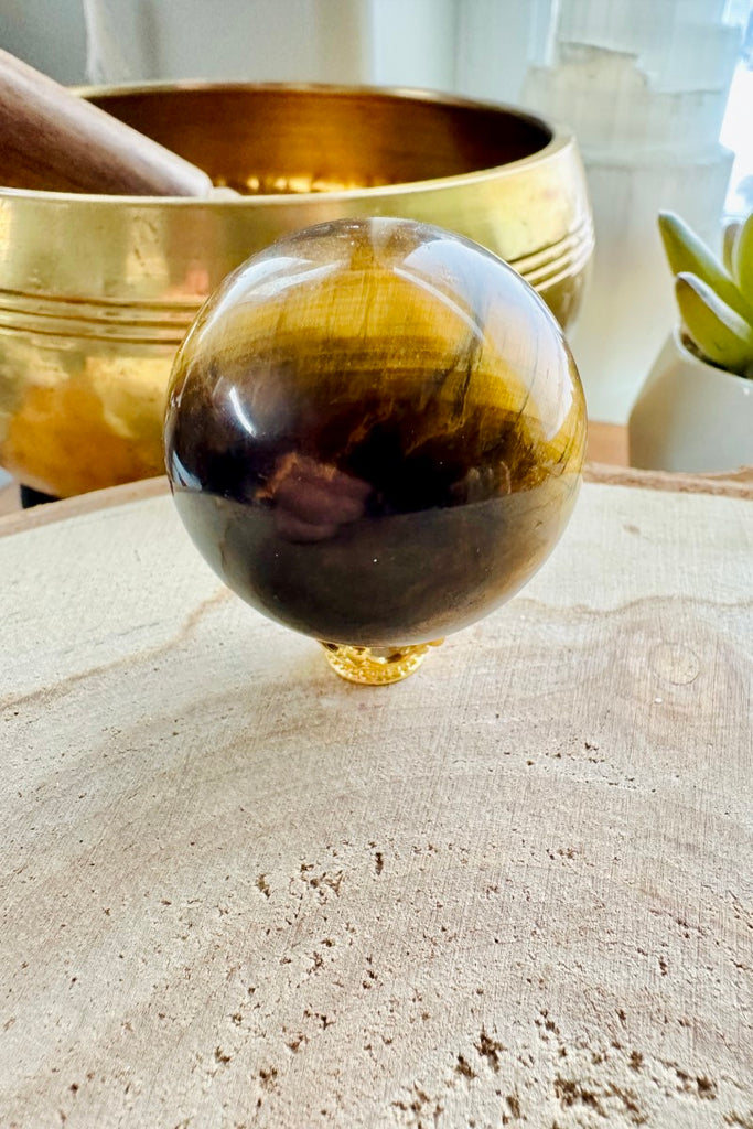 Tiger Eye Sphere