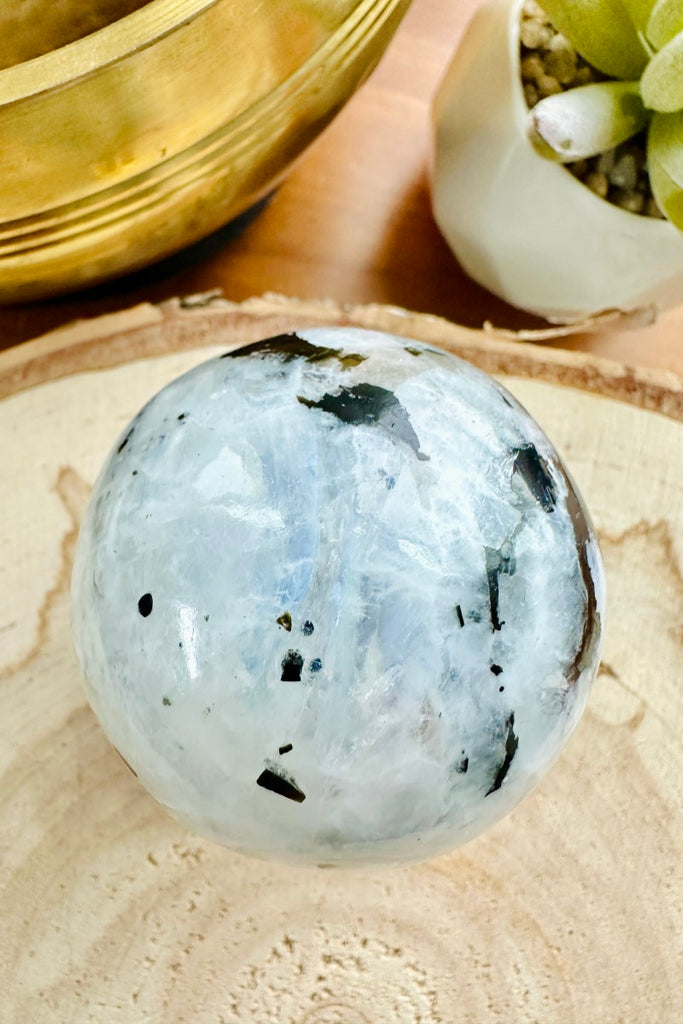 Rainbow Moonstone Sphere 001