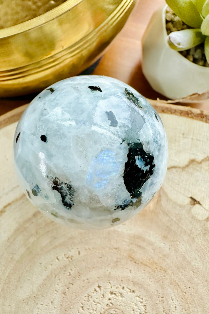 Rainbow Moonstone Sphere 001