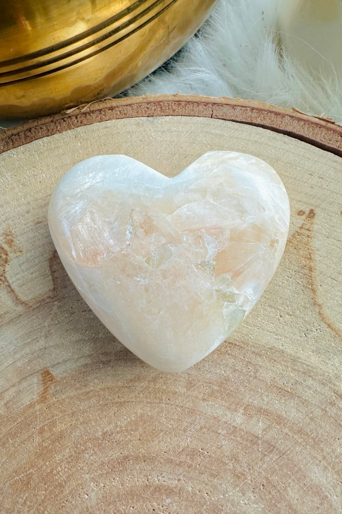 Stilbite with Apophyllite Heart