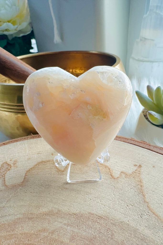 Stilbite with Apophyllite Heart