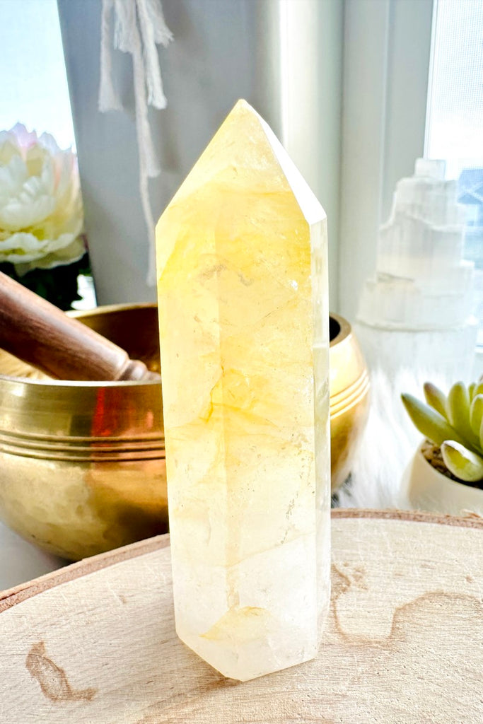 Golden Healer Quartz Tower