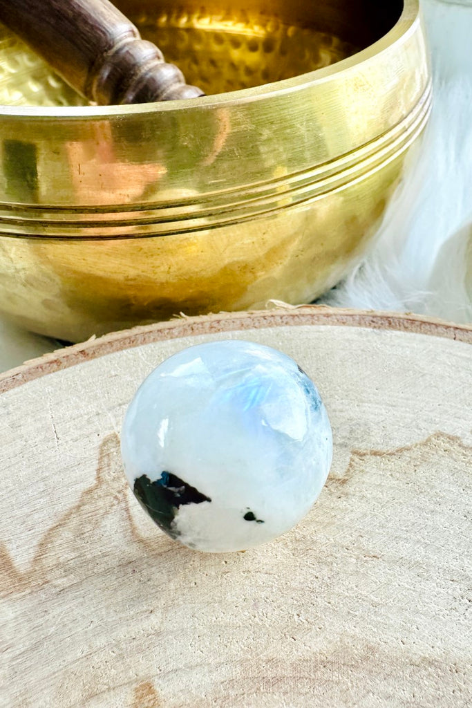 Rainbow Moonstone Sphere 006