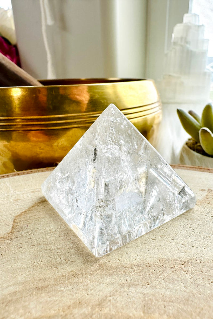 Clear Quartz Pyramid 001