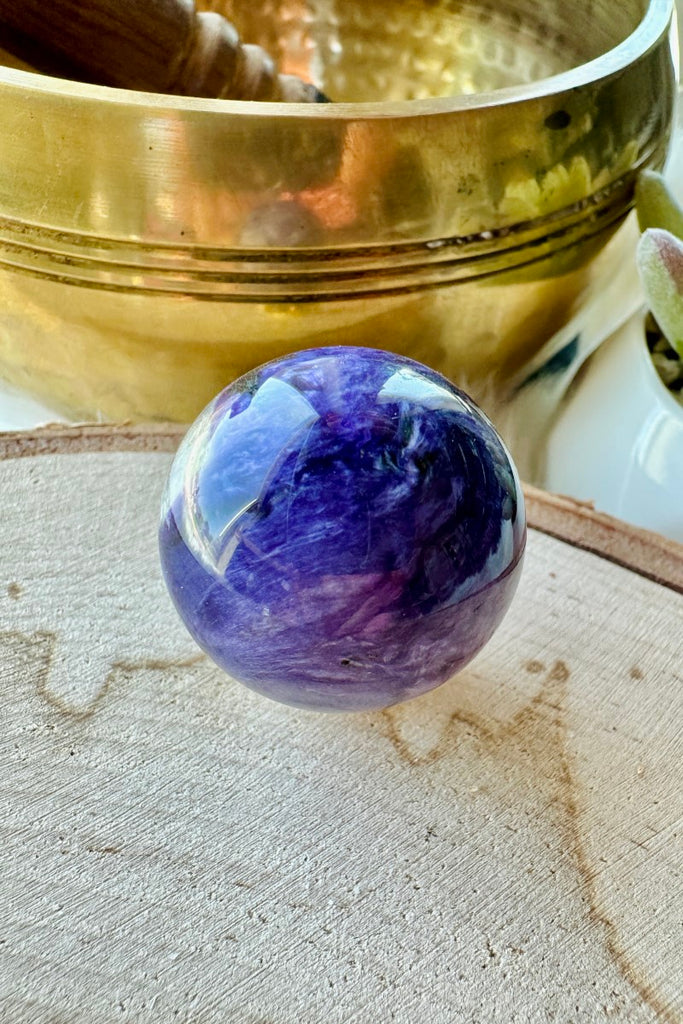 Charoite Sphere 001