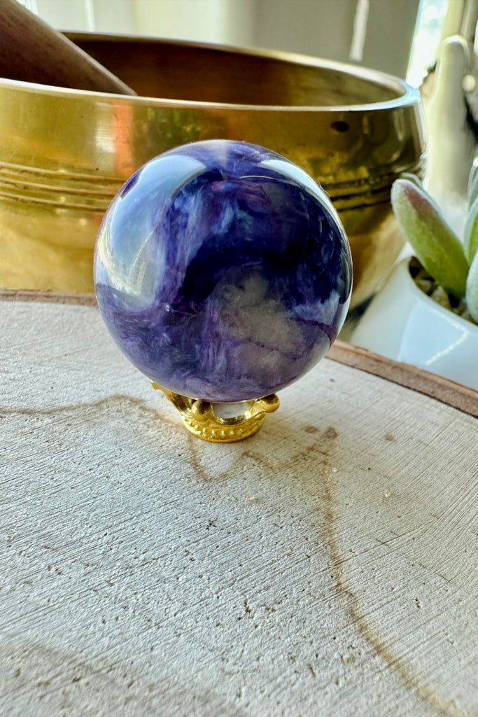 Charoite Sphere 001