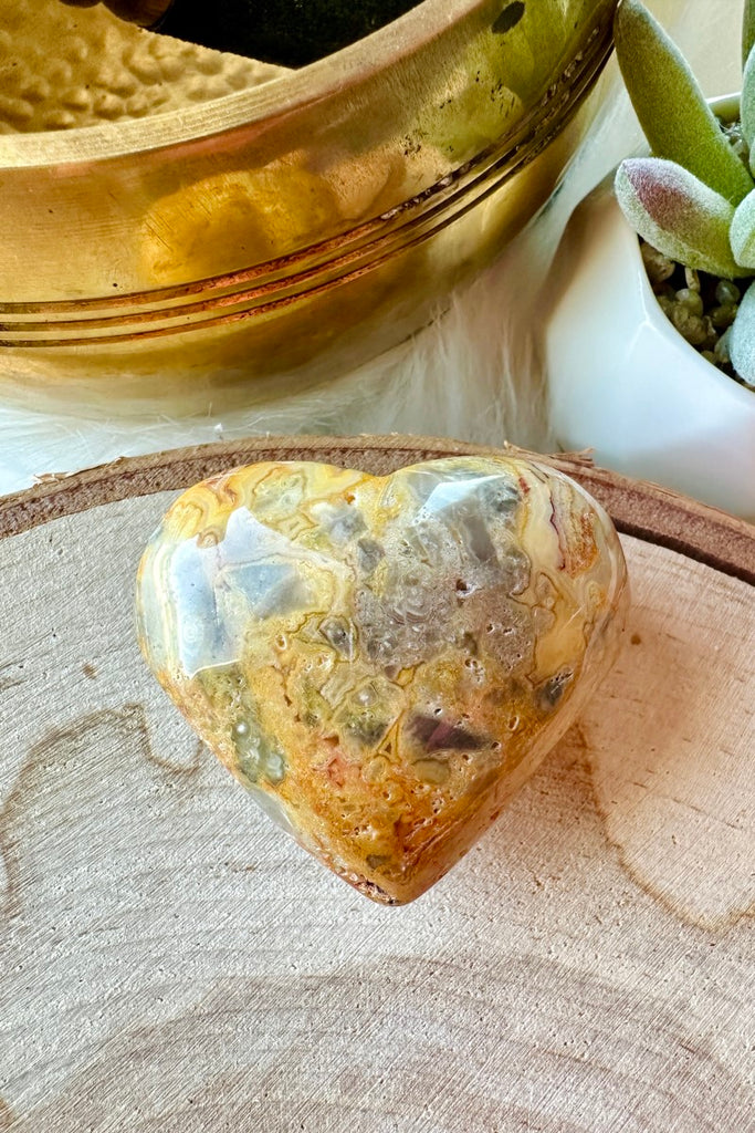 Crazy Lace Agate Heart 001