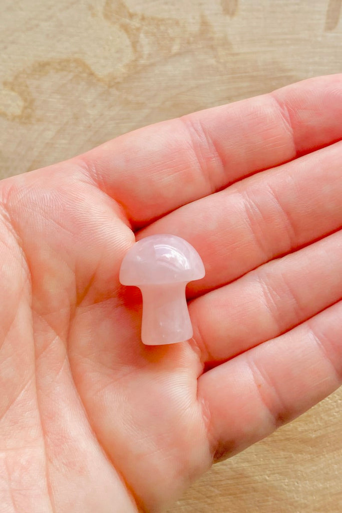 Rose Quartz Mushroom