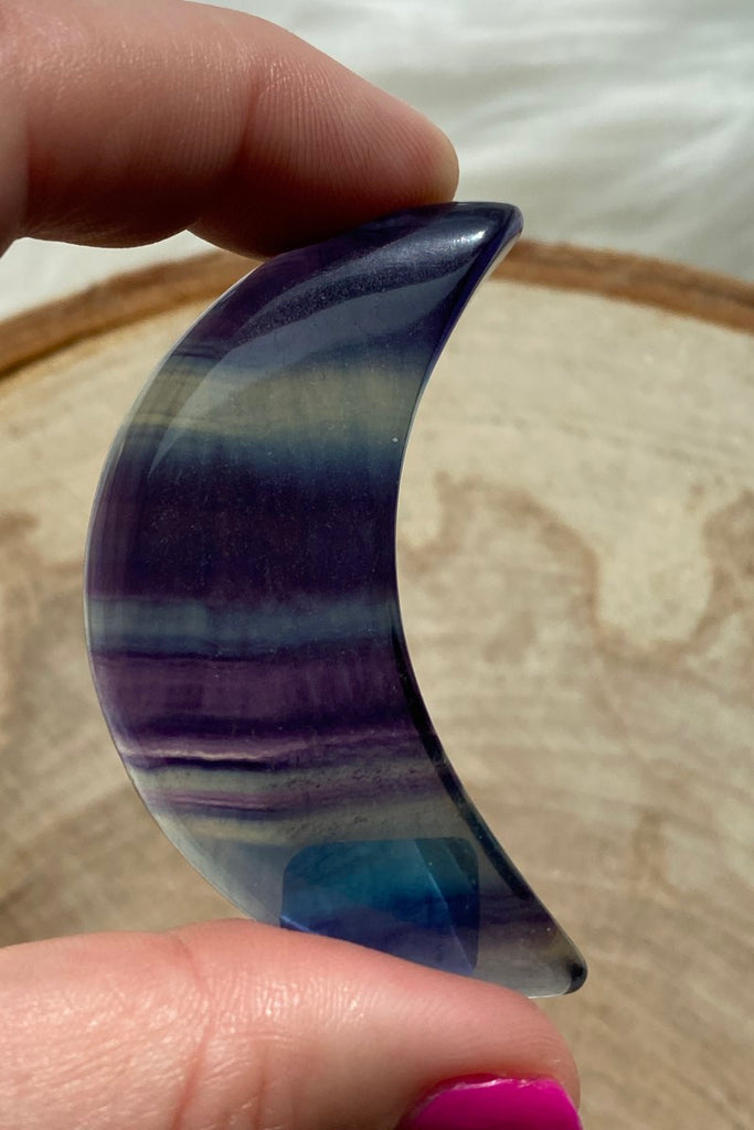 Fluorite Crescent Moon