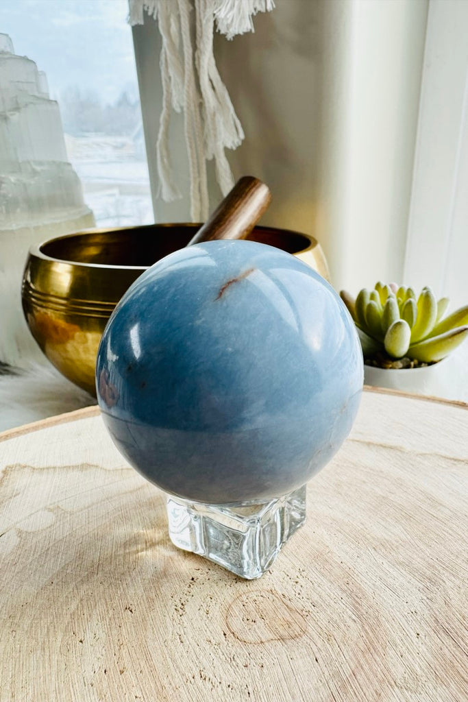 Angelite Sphere