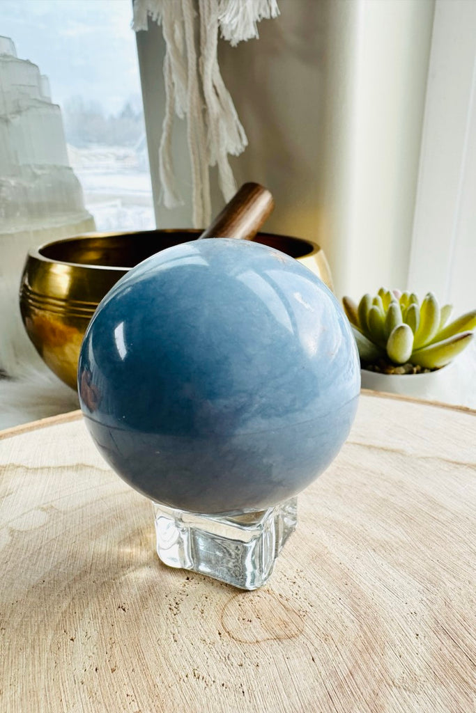 Angelite Sphere