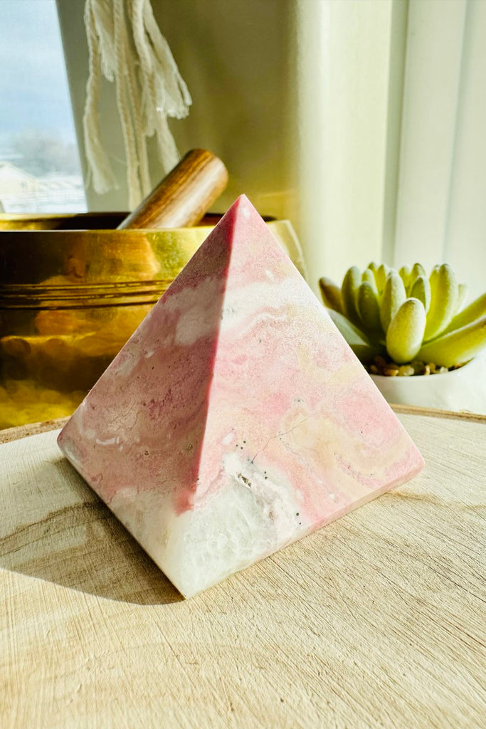 Rhodonite Pyramid - Peruvian