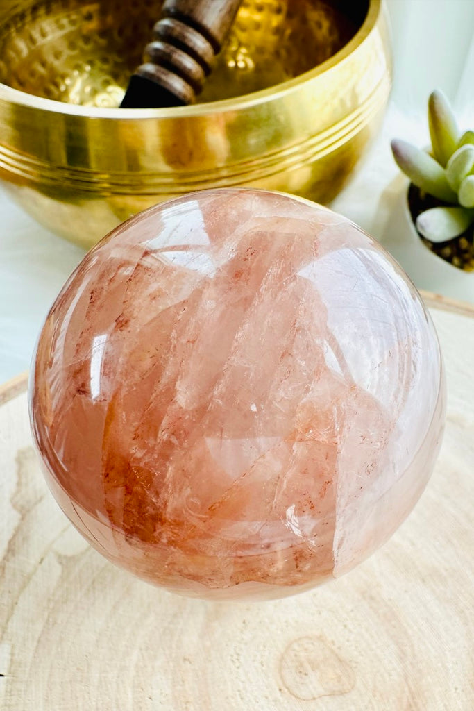 Fire Quartz Sphere