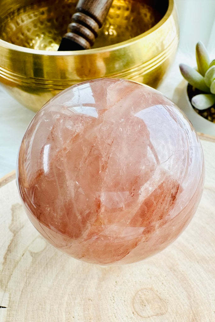 Fire Quartz Sphere