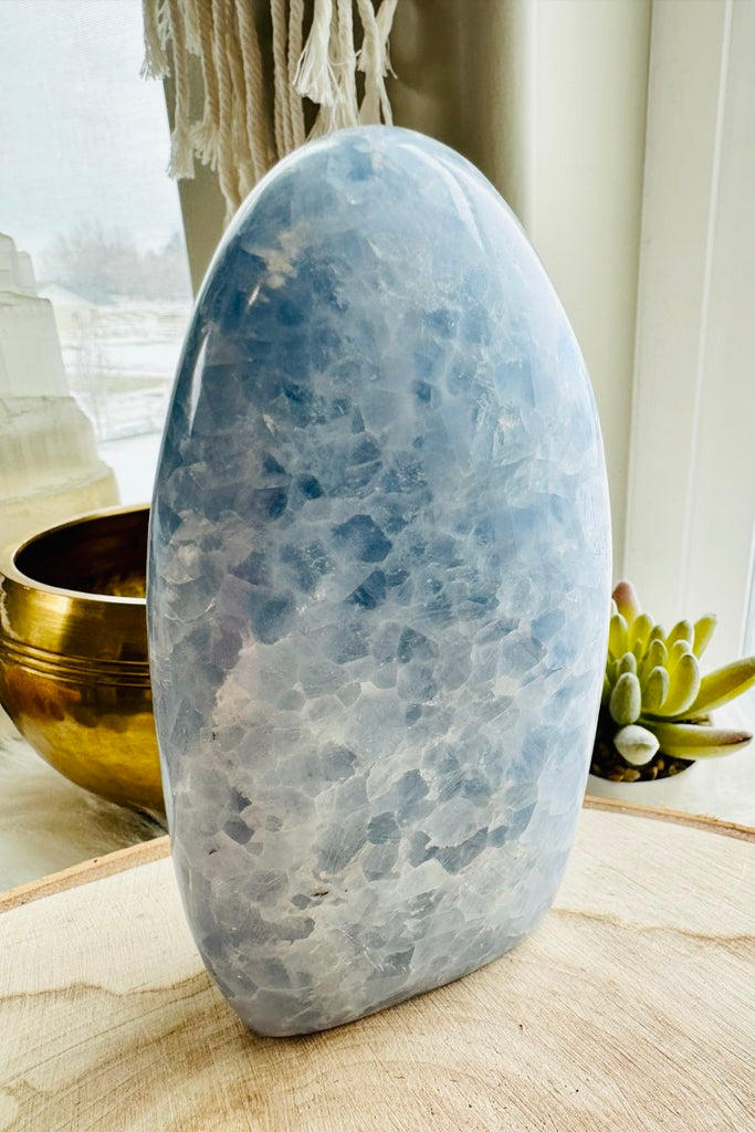 Blue Calcite Freeform