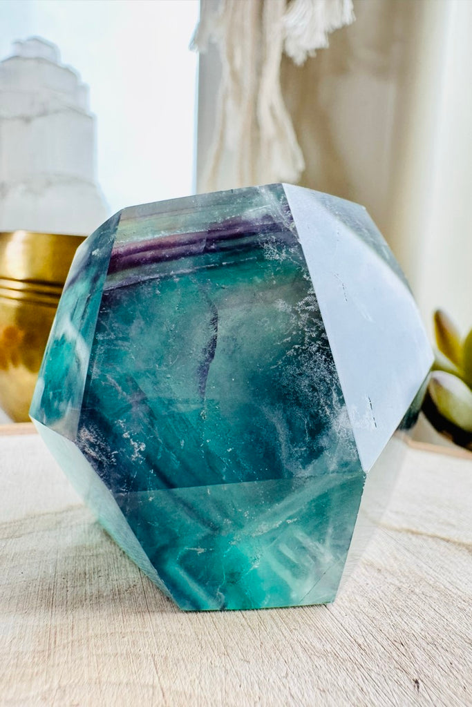 Rainbow Fluorite with Rainbows