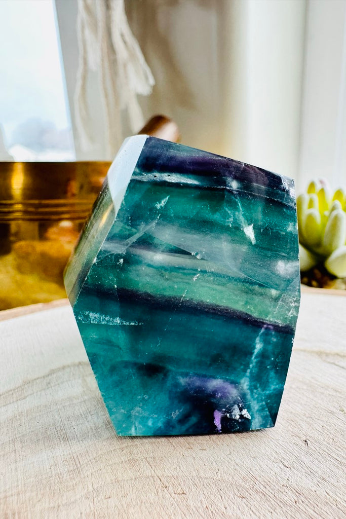 Rainbow Fluorite with Rainbows