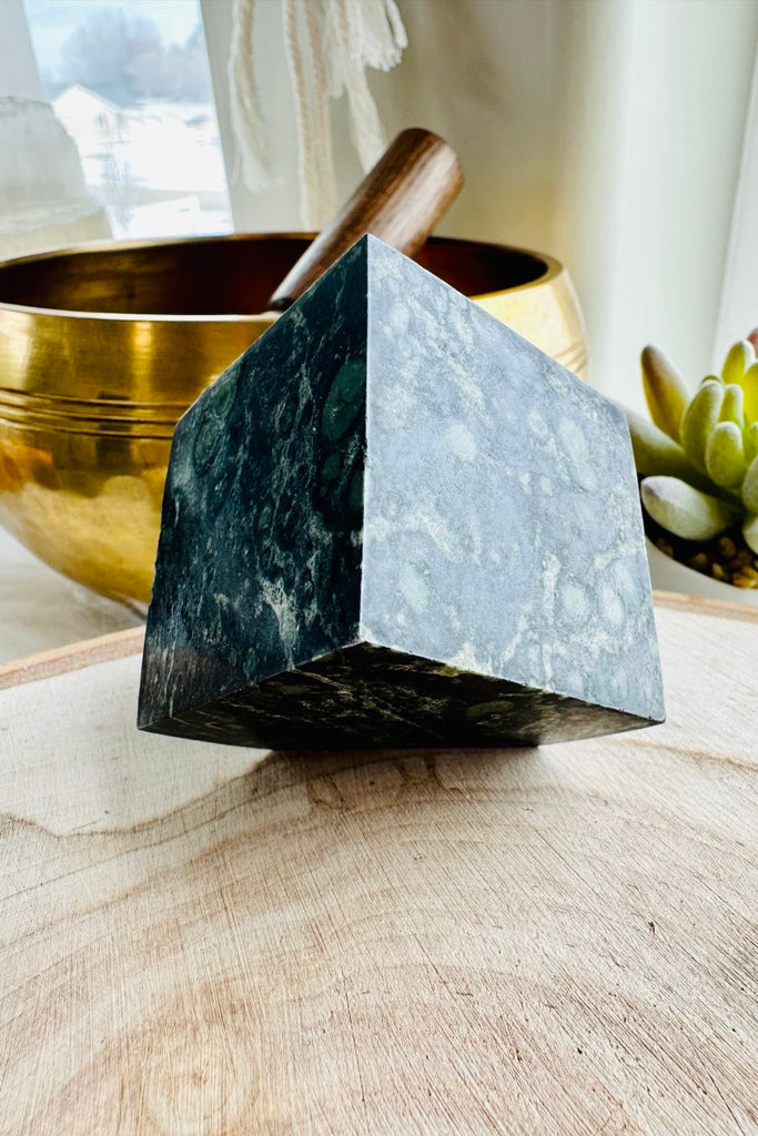 Kambaba Jasper Cube