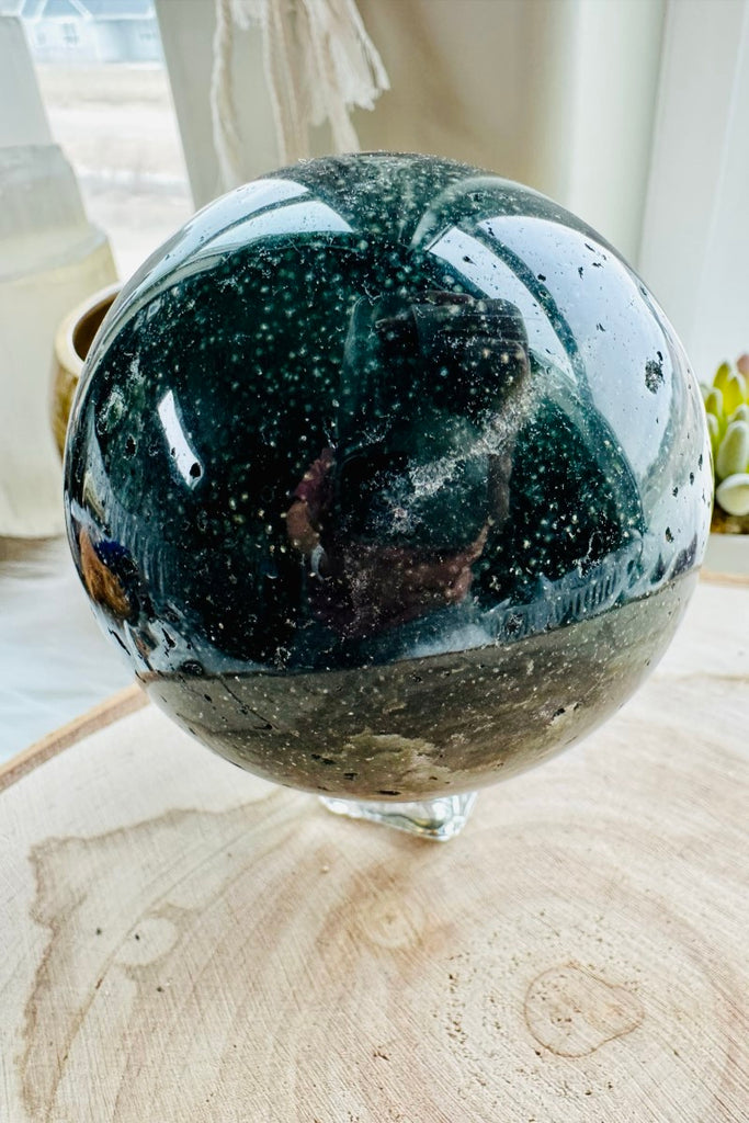 Ocean Jasper Sphere - Green