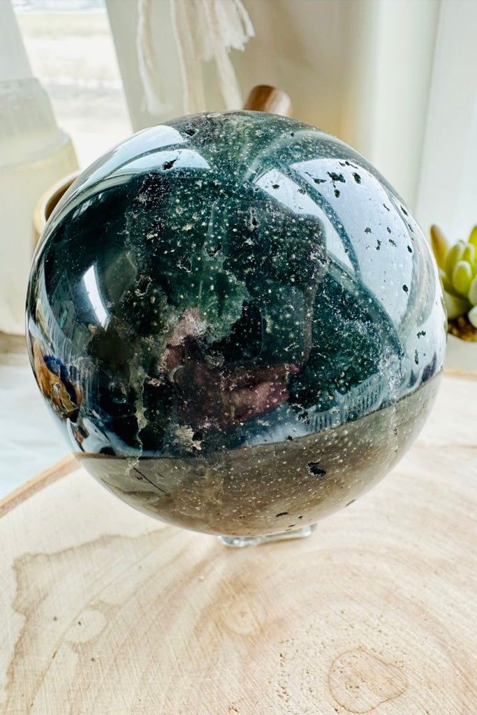 Ocean Jasper Sphere - Green