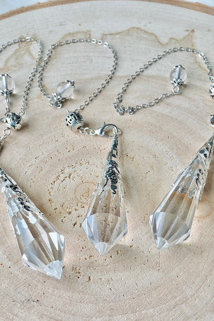 Clear Quartz Pendulum