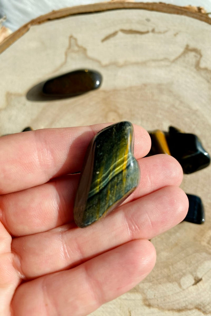 Multi - Color Tiger Eye Tumble