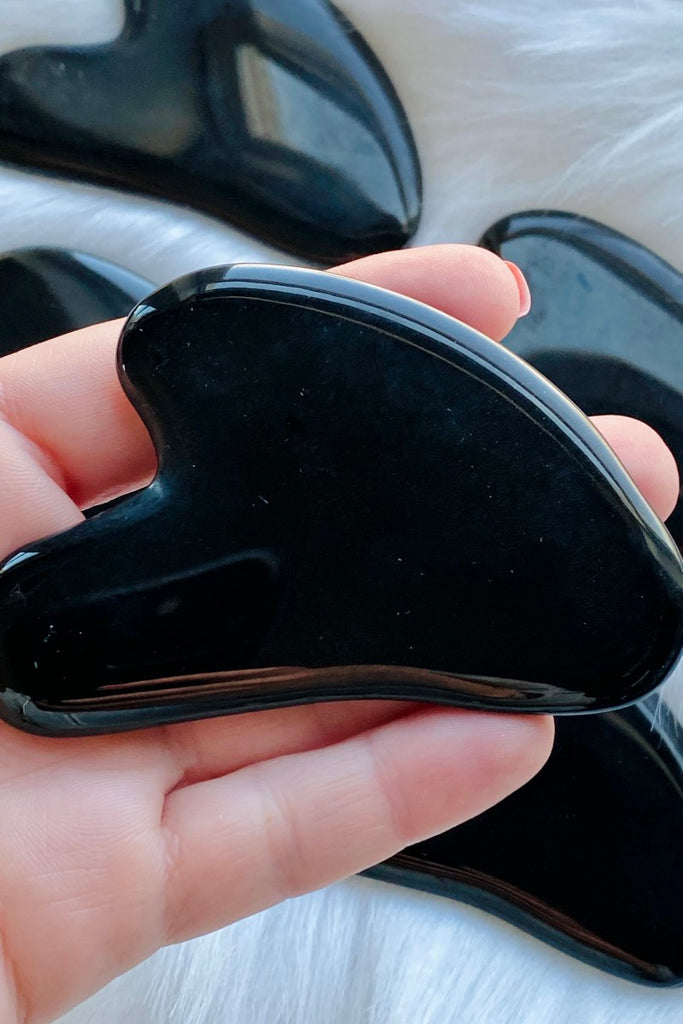 Gua Sha - Black Obsidian