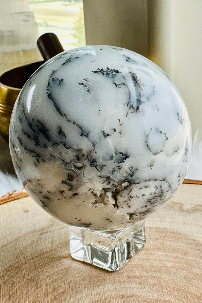 Dendritic Opal Sphere