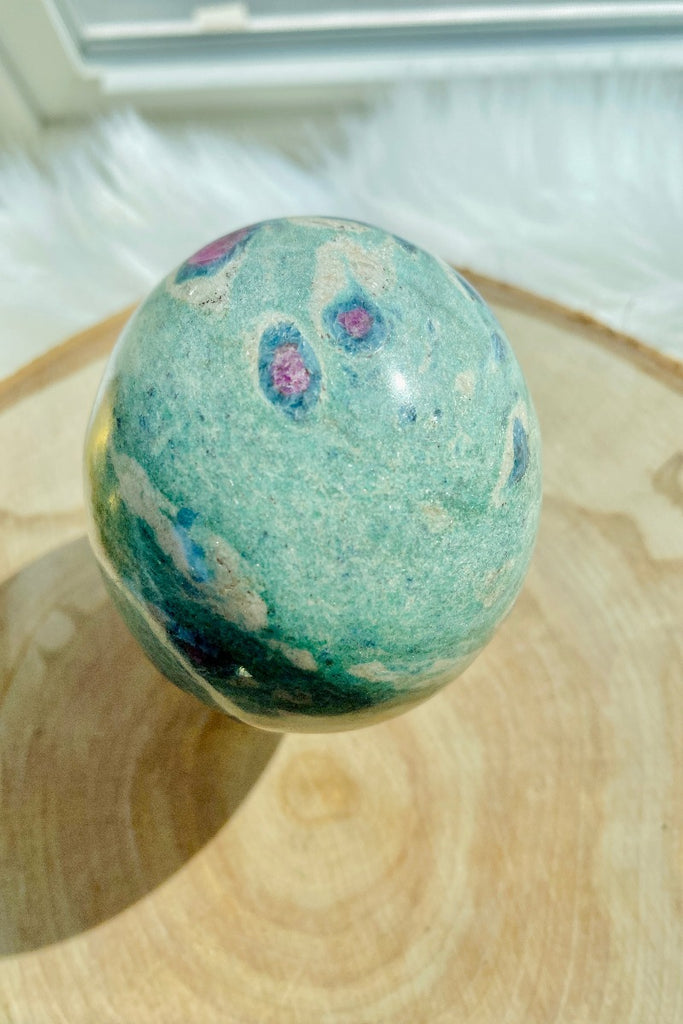 Ruby Fuchsite Sphere 001