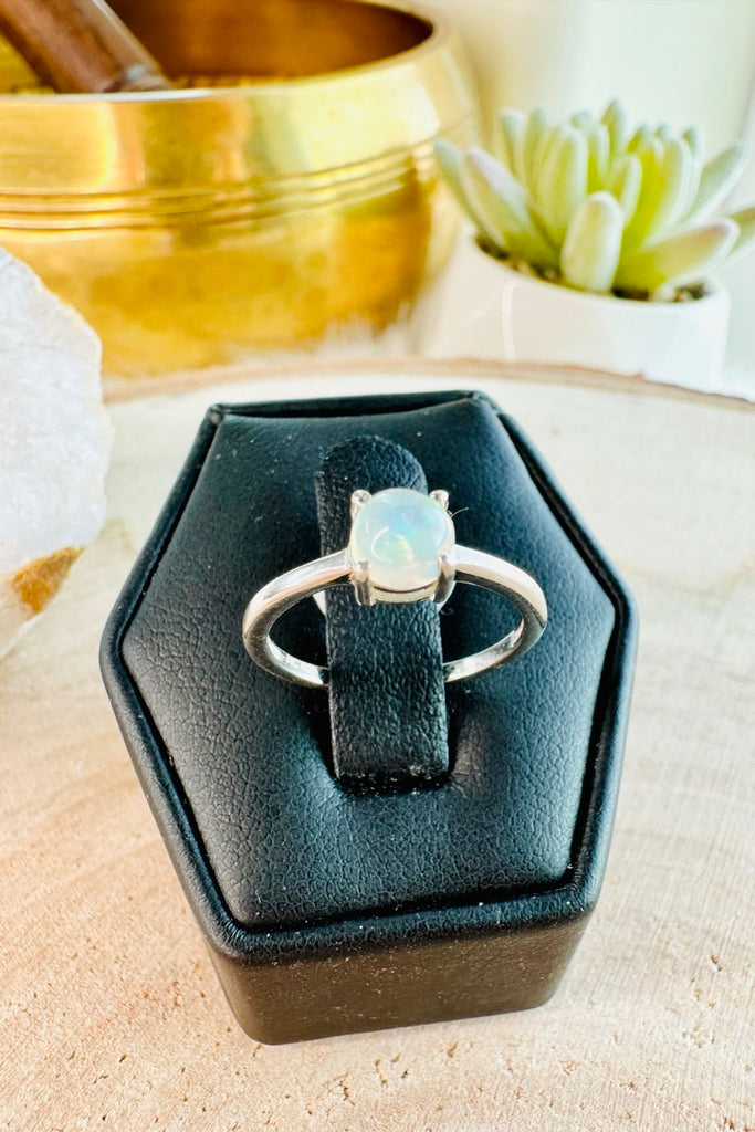 Ethiopian Opal Stackable Ring