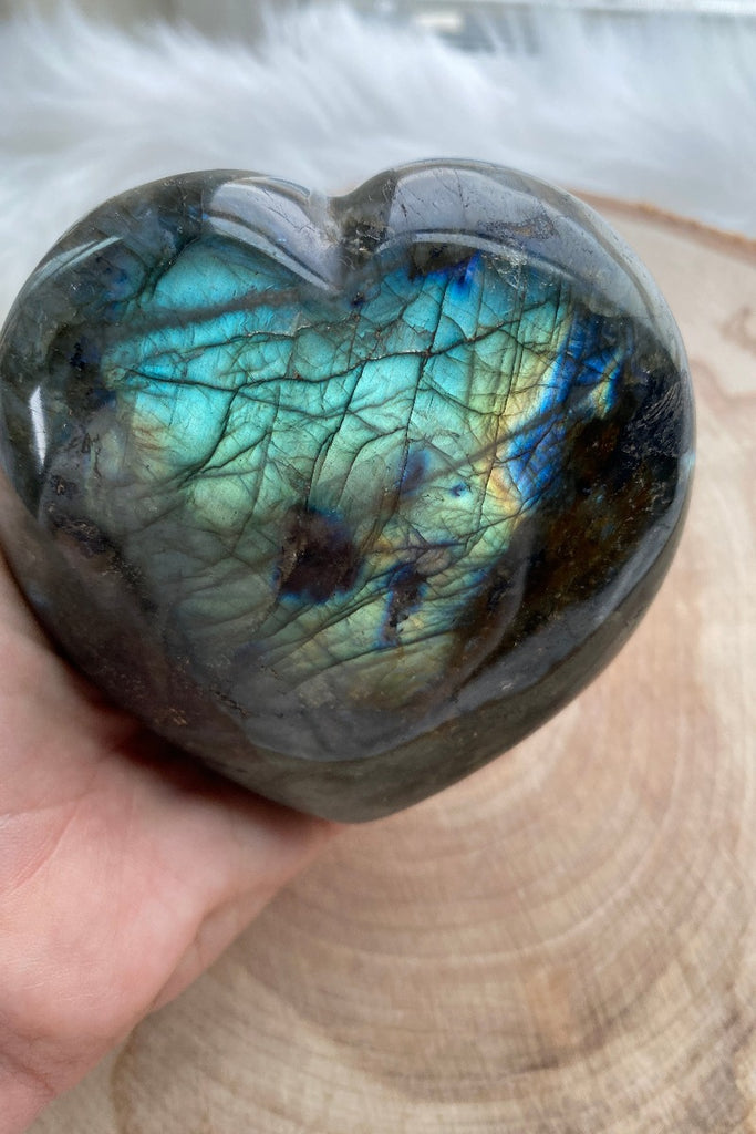 Labradorite Heart - XL